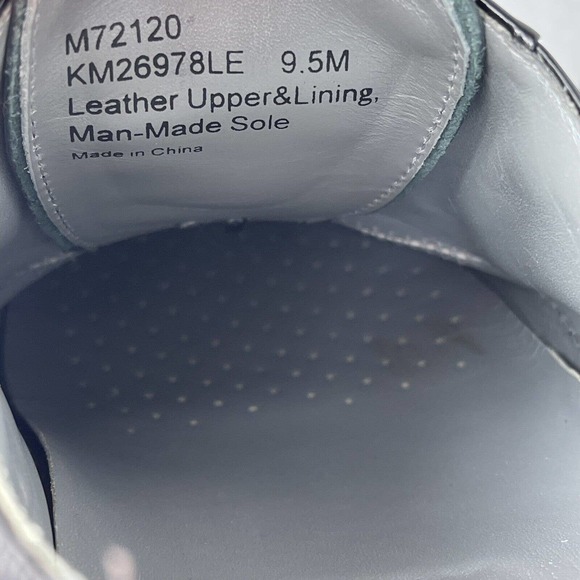 Kenneth Cole New York Mens Shoes Size 9.5 M Silver Technology Black Oxfords - Picture 9 of 11